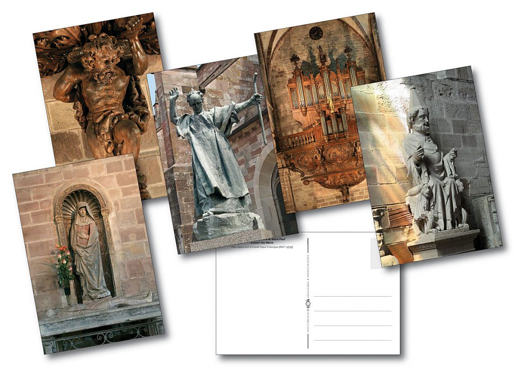 Abbaye Saint Colomban photos cartes postales