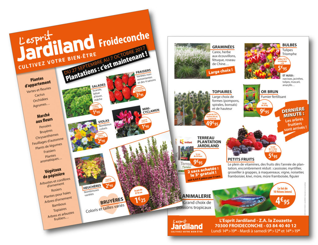 Jardiland Froideconche flyer A4