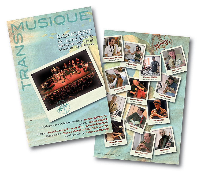 Transmusique flyer DVD concert